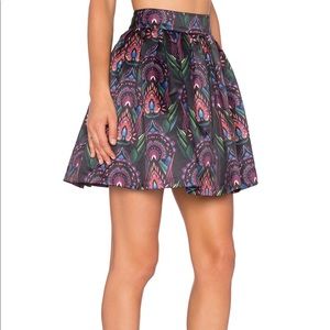 NWT Stora Pleated Pouf Skirt in Ombre Deco